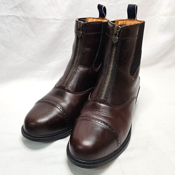 Ariat Devon Pro VX Short Riding Boots 10010884 Brown Leather Western Mens US 10D